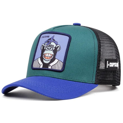 New High Quality Outdoor Sport Black Panther Baseball Cap Spring And Summer Embroidered Adjustable Unisex Hip Hop Dad Mesh Hat