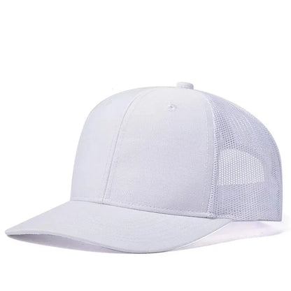 Unisex kepurė su šiek tiek išlenktu kraštu, „Trucker“ stiliaus, vyrams ir moterims, kasdienė, lauko, kvėpuojanti vasarinė kepurė