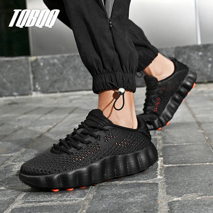 Men's Comfortable Casual Sneakers with Foot Sensing Massage Technology Women's Sports Breathable Lightweight Training Shoes