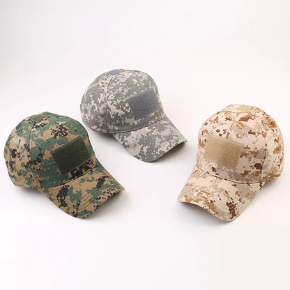 1pc Baseball Caps Camouflage Tactical Outdoor Soldier Combat Paintball Adjustable Hat Summer Snapback Sun Hats for Men Women