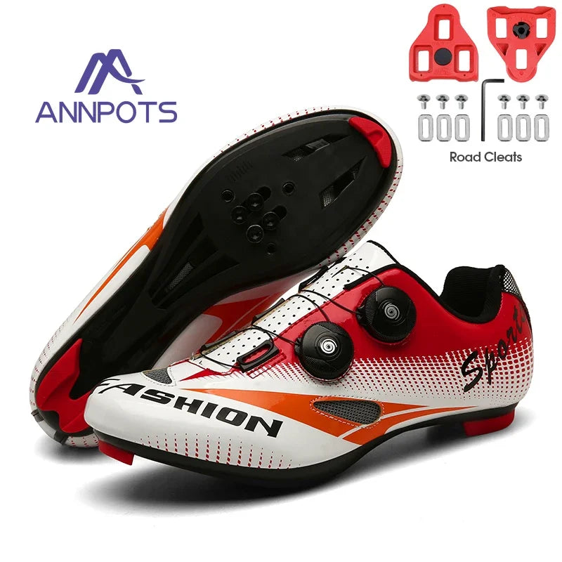Pantofi de bicicletă de șosea pentru bărbați, adidași de ciclism, cleme MTB, cleme Route, biciclete de teren, viteză, pantofi sportivi de curse, pantofi cu pedale SPD pentru femei