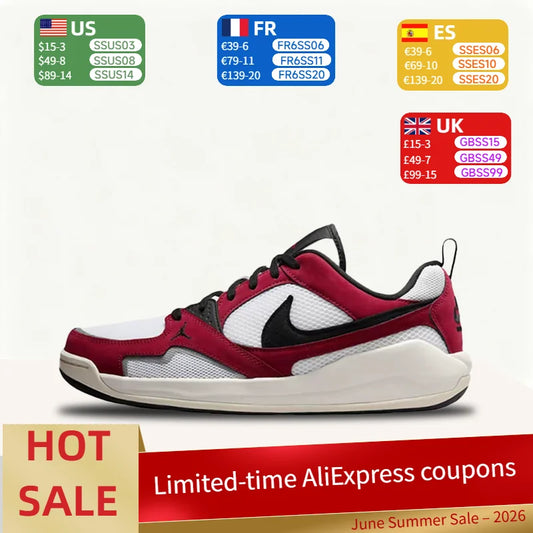 Nike Jordan CMFT Era Chicago mekane i lagane udobne casual tenisice za muškarce s niskim potplatom, protivklizne – bijele i crvene HJ6777-106