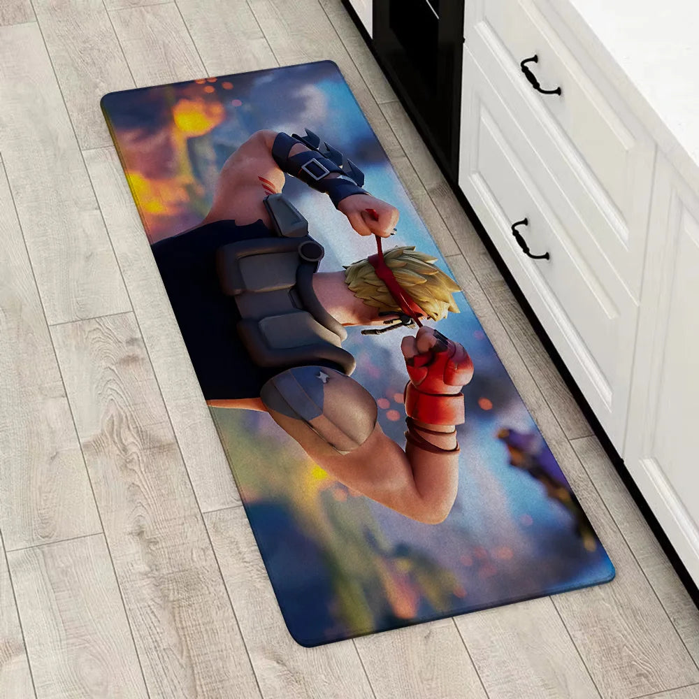 Entrance Hot Game Fortnites Front Door Doormat Non-slip Kitchen Rug Living Room Rugs Balcony Bathroom Foot Mat Floor Mats Carpet