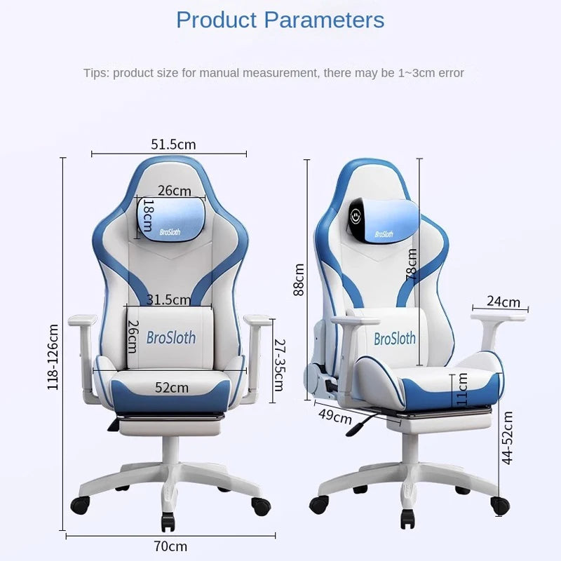 S6 Gaming Chair Comfortable Sedentary Ergonomic Adjustable Backrest Computer Chair Dormitory Lift Chaise gaming Live chair