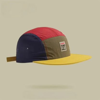 Retro Japanese Style Hip-hop Hats 5 Panel Thin Flat Brimmed Baseball Cap Quick-drying Breathable Sunscreen Hat Unisex