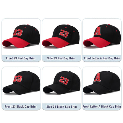New Fashion Unisex 3D Letter Embroidered Cotton Adjustable Snapback Baseball Cap Football Caps Trucker Hat Dad Hats Golf Hats