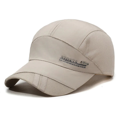 Unisex Outdoor Sports Quick-Dry Mesh Cap - Summer Sun Protection Baseball Cap