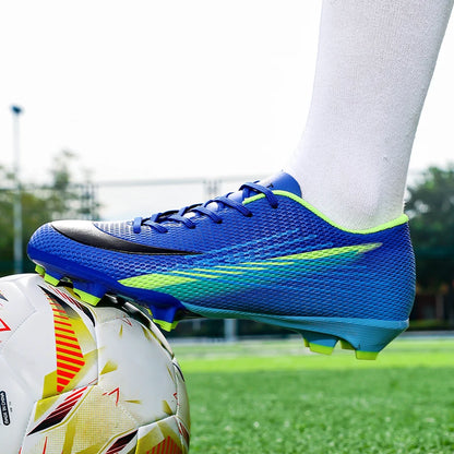 Bottes de Football pour hommes, chaussures de stade à ongles longs, confortables, de haute qualité, antidérapantes, pour Match de société professionnelle