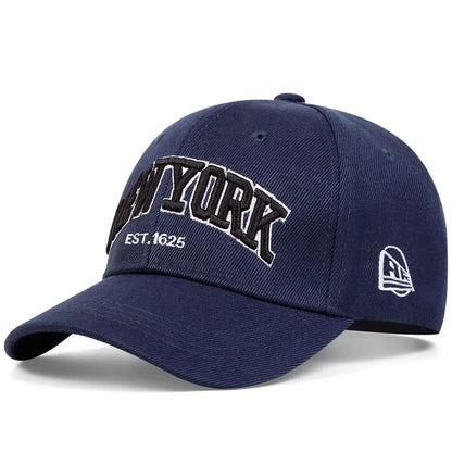 Unisex NewYork Letter Embroidery Baseball Caps Spring and Autumn Outdoor Adjustable Casual Hats Sunscreen Hat Sports Golf Cap