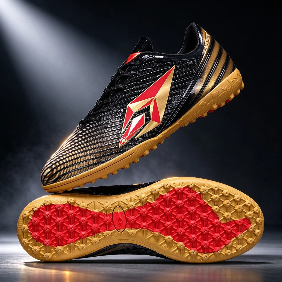 Nouveau modèle de chaussures de football pour hommes, crampons de football, chaussures d'entraînement antidérapantes AG, chaussures de football, crampons longs, pour les compétitions, ult