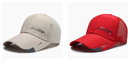 Mens Summer Quick Dried Korean Casual Breathable Mesh Fisherman Hat