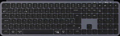 Tastiera wireless ultra-sottile Keychron B6 Pro layout ISO, formato completo, portatile e leggera, con connessioni 2.4GHz e Bluetooth
