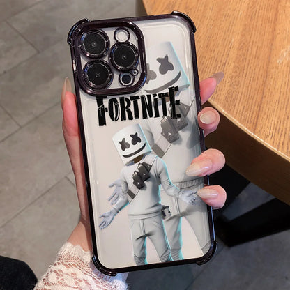 Hot Fortnites Game Plating Phone Case For iPhone 17 17e 16e 16 15 14 13 12 11 Pro Max X XR XSMax 7 8 Mini Air Plus Anti-Fall