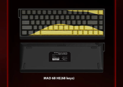 Madlions MAD 60/68 PRO Magnetic Switch Gaming Keyboard E-sport Custom Mechanical Aluminum Keyboard Ergonomics Accessories