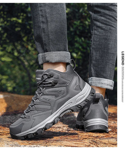 2025 New Hiking Shoes Unisex Outdoor Hiking Sports Shoes Camping Boots Ladies Waterproof Walking Shoes Non-slip Hiking Shoes