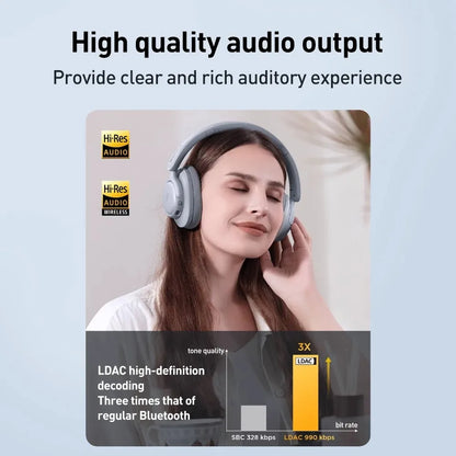 1MORE SonoFlow S Wireless Headphones with 42dB ANC, Hi-Res LDAC Audio, Bluetooth Noise Cancelling Headphones, 90H Playtime