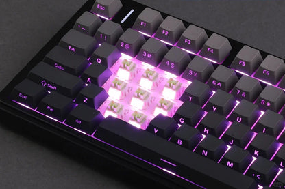 Tastiera meccanica gaming wireless AULA F75 Pro con montaggio gasket, RGB personalizzato, layout 75% e keycap PBT con incisione laterale