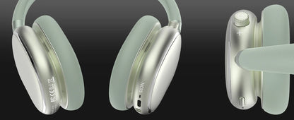 Hybrid Active Noise Cancelling Headphones with Knob Control 65H Playtime Over Ear Headphones Wireless Bluetooth 6.0 Hi-Res Audio