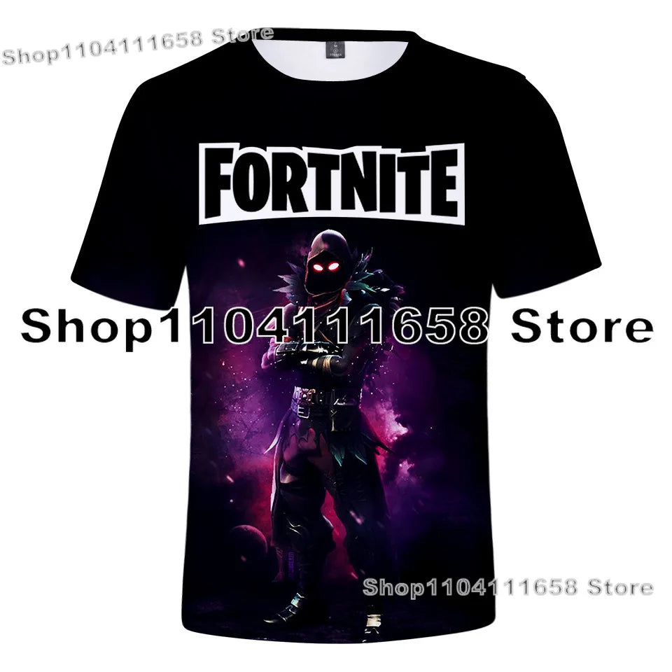 Banana Peely T-shirt Women's Tee Kids Fortnite T-Shirt 3D Printed Men's Battle Royale Game Summer Tops Birthday Gifts