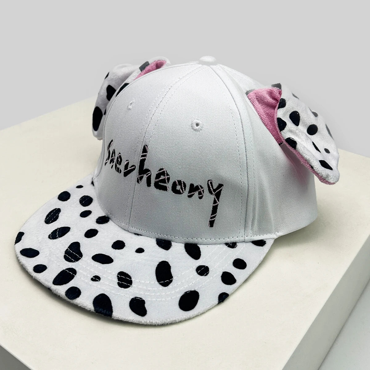 Breathable Cute Sunshade Flat Eave Peaked Caps Versatile ins Fashion Niche New Unisex Funny Kitty Embroidery Bow Baseball Hats