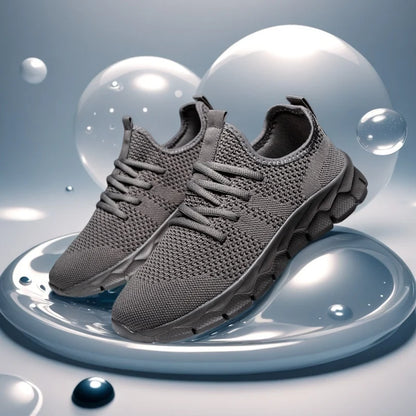 Heren sneakers van mesh, lichtgewicht damesschoenen, casual platte schoenen, heren hardloop- en sportschoenen, zachte tennisschoenen, ademende herensneakers