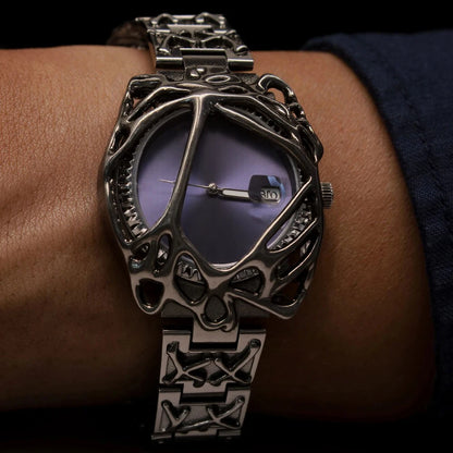 Fashion Y2K Antique Alabaster Quartz Watch Men Retro Black Strap Red Medieval Old Unique Creative Men Watches Luminous AAA Clock