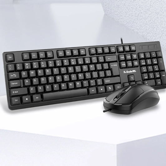 NEW USB Wireed Keyboard For PC Computer Notebook Computer Keyboard with Optical Wired Mouse for Windows Mac OS Desktop Laptop PC