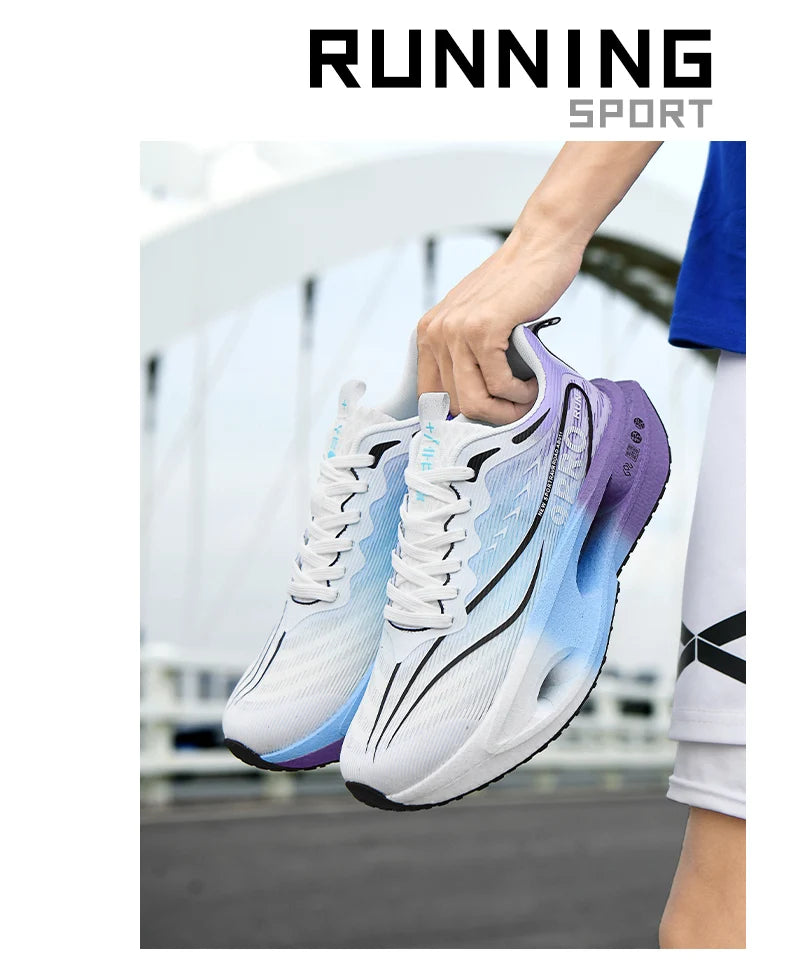 Scarpe da corsa da maratona traspiranti da uomo; scarpe da basket alla moda; scarpe da passeggio; scarpe casual da uomo; scarpe da ginnastica da donna leggere