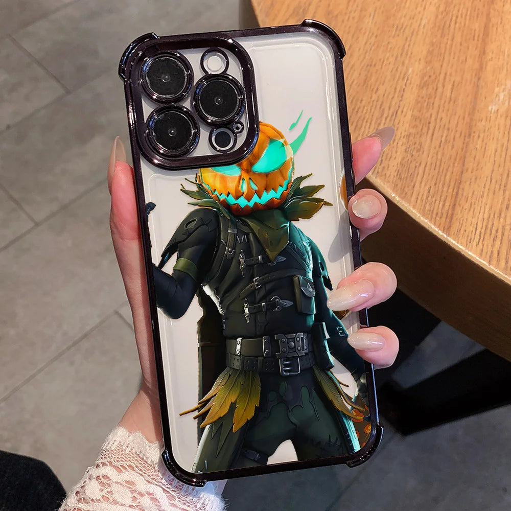 Hot Fortnites Game Plating Phone Case For iPhone 17 17e 16e 16 15 14 13 12 11 Pro Max X XR XSMax 7 8 Mini Air Plus Anti-Fall