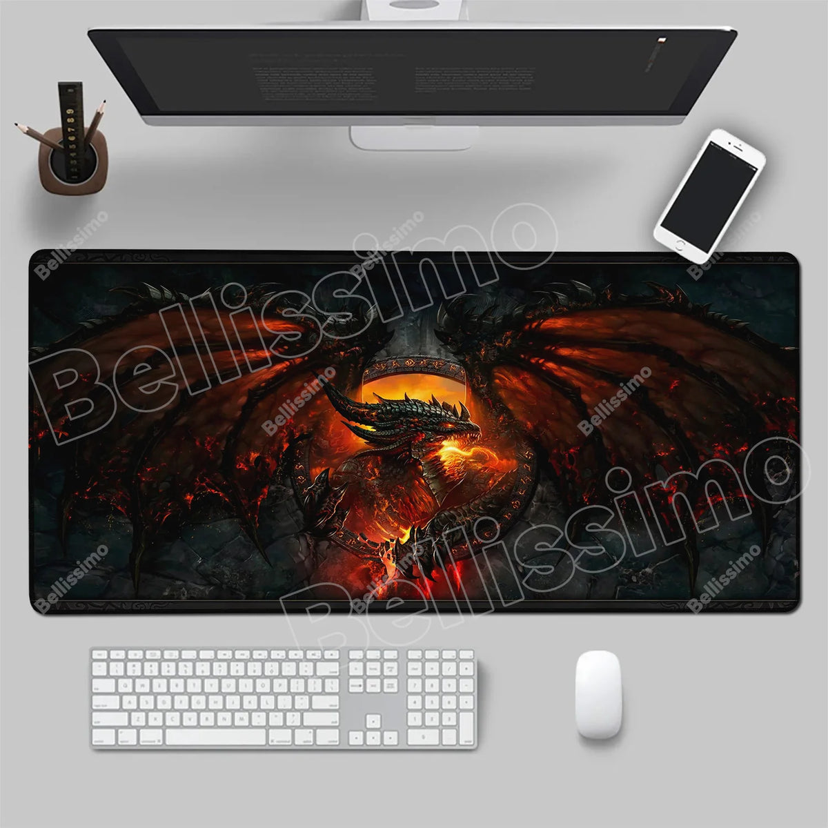 World Of Warcraft 90x40 Large Gaming Mouse Pad Game Desk Play Pad for Csgo Natural Rubber Mat Grande Gamer Xxl Computer Mousepad