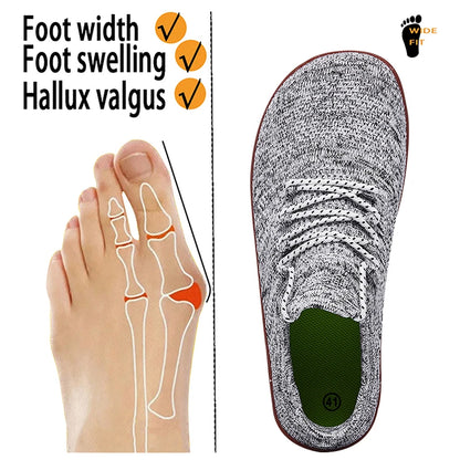 Scarpe minimaliste unisex "a piedi nudi": sneakers leggere, traspiranti e con punta larga, ideali per passeggiate casual all’aperto