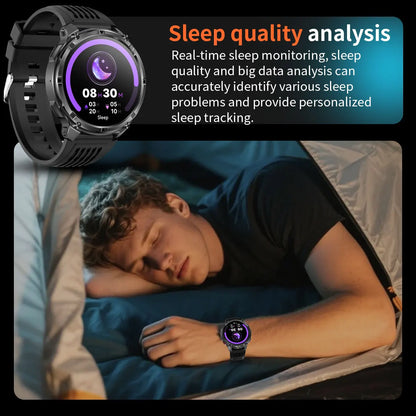 New T-REX3 Ultra 1100mAh Battery SmartWatch 10ATM Waterproof GPS Compass Flashlight 1.7" AMOLED HD Call Sports Smart Watch Men