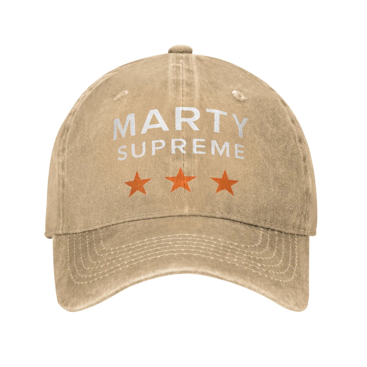 Marty Supreme Movie Print Cap for Men Women Cotton  Trucker Hat Daily Wear Baseball Cap Adjustable