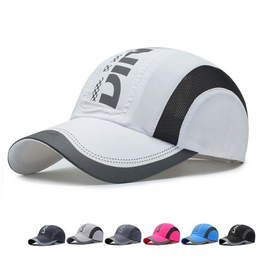 New Summer Hat Quick-Drying Cap Fashion Spring Baseball Cap Outdoor Sports Cap Breathable Mesh Hat Visor Hat