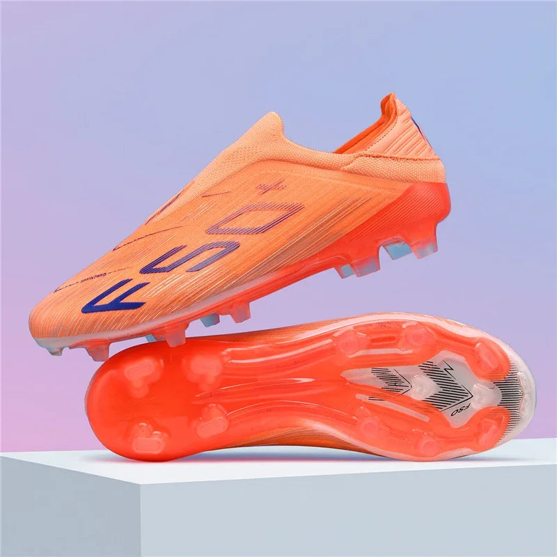 Nouvelles chaussures de football pour hommes, chaussures de match, crampons pour terrain en gazon, baskets de haute qualité, chaussures de futsal pour intérieur, chaussures montantes antidérapantes pour extérieur, meilleu