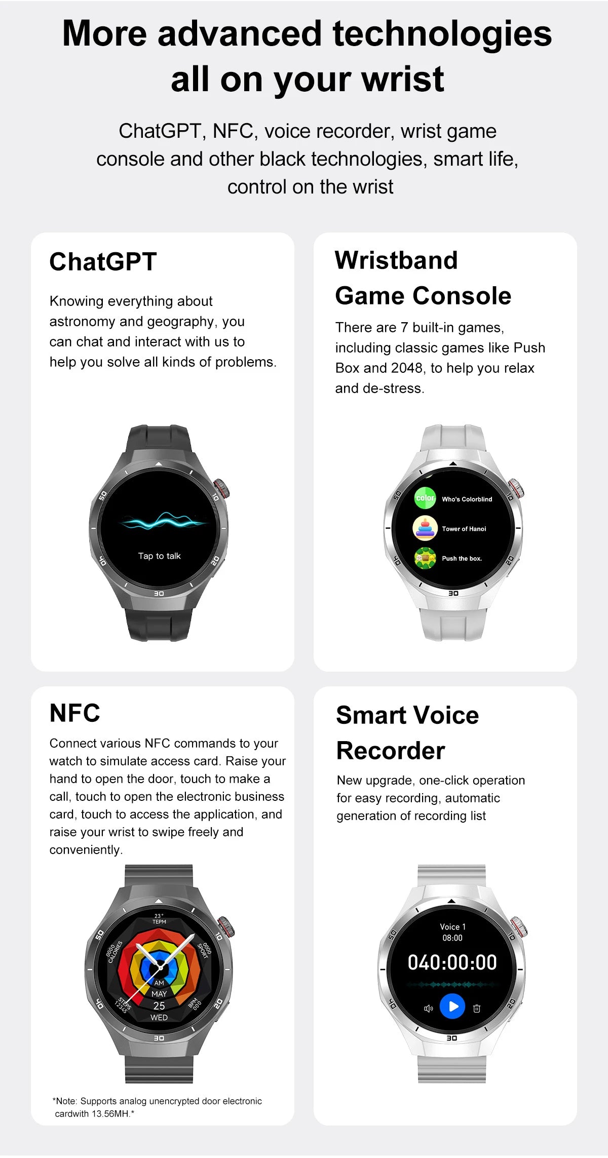 2026 New Watch 5 Pro Genuine Smart Watch GPS Map Navigation NFC Call 32GB memory Clock Built-in Video Music playback Smart Watch
