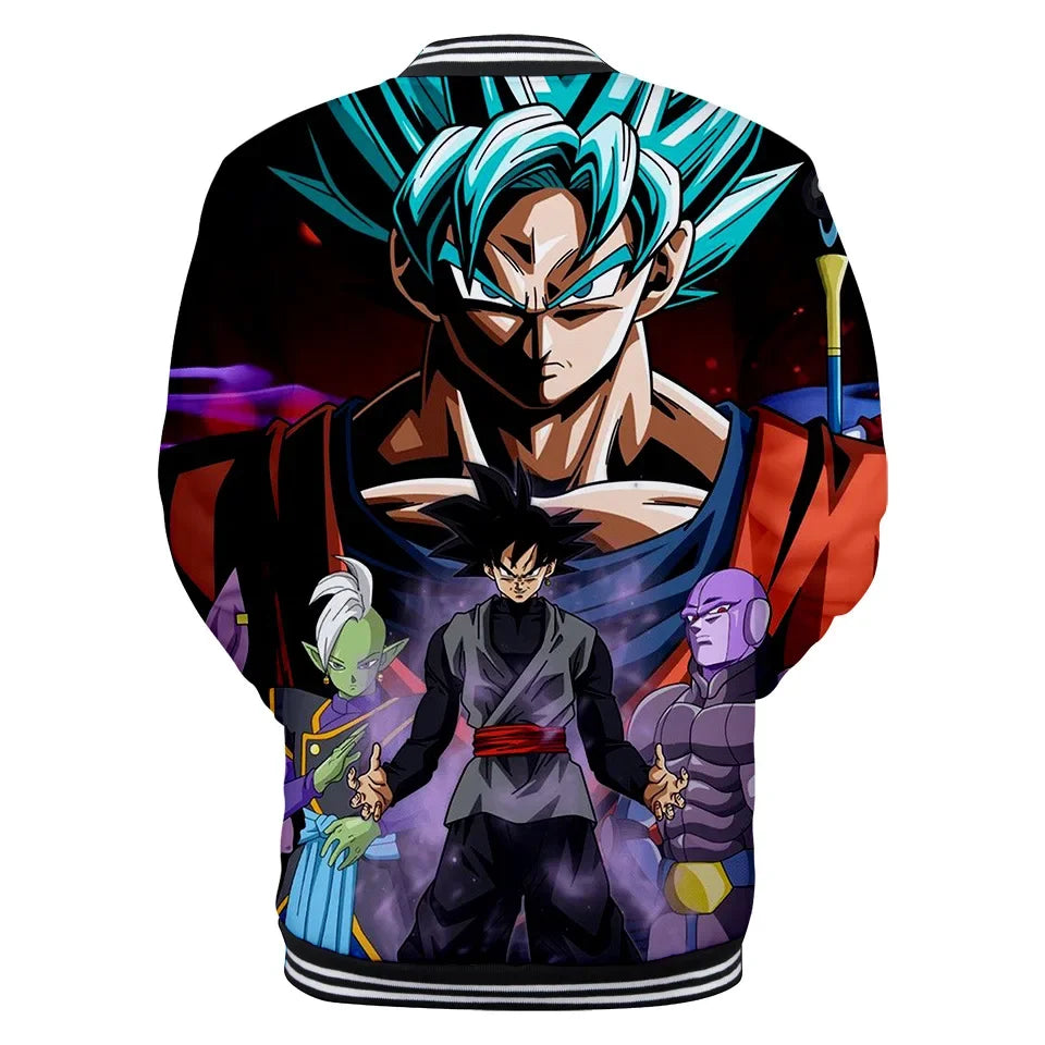 Nova japanska anime Dragon Ball Z sveučilišna jakna, jesenska ležerna majica s kapuljačom, kaput-jakna, brendirana bejzbolska jakna