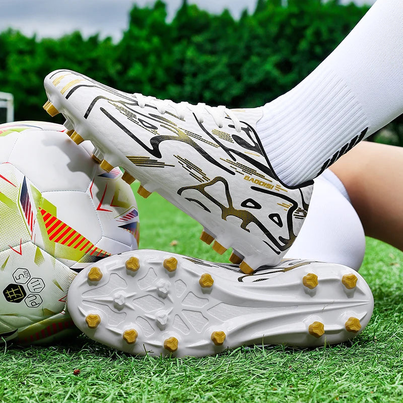 Chaussures de Football pour hommes et femmes, baskets de Futsal, antidérapantes, pour l'extérieur, pour enfants, chaussures d'entraînement professionnelles pour jeunes, offre spéciale