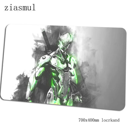 Tapete de rato Overwatch — elegante tapete para computador 70x40cm, tapete de rato gaming grande XL para rato e teclado, jogos PC, secretária gamer
