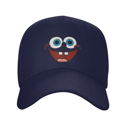 Spongebobs Large Smiling Face Sun Baseball Cap  Spring y2k Retro Trucker Hat For Couple Women Tennis Skate Baseball Caps