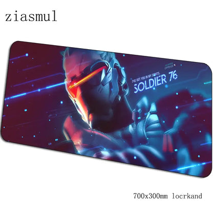 Overwatch podloga za miš za gamere, prekrasna gaming podloga za miš 70x30cm za PC, prijenosno računalo i radni stol, padmouse za igre, estetska gamerska podloga, gamepad