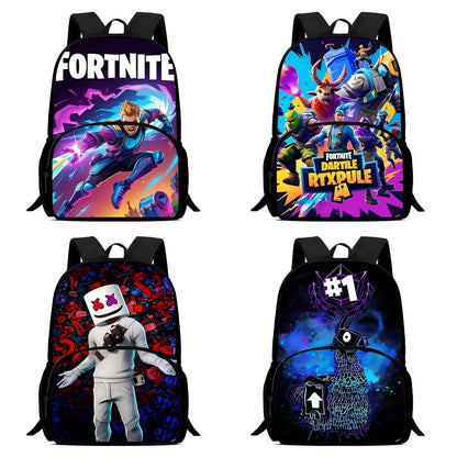 Classic Game Fortnites Kids Backpacks Boys Girls Student Birthday Gift Child School Bags Large Capacity Camping Durable Rucksack