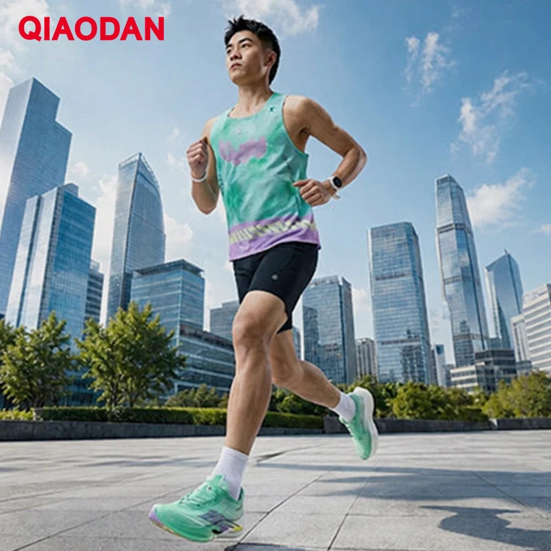 QIAODAN Feiying PB6.0 szénszálas futócipő férfiaknak, professzionális maratoni versenycipő, könnyű sportcipő QDB023263299