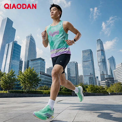 QIAODAN Feiying PB6.0 szénszálas futócipő férfiaknak, professzionális maratoni versenycipő, könnyű sportcipő QDB023263299