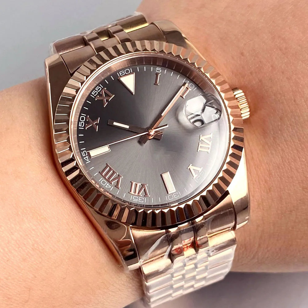 Tandorio For Wimbledon Style Dial 36mm/39mm Sapphire Glass 100m Waterproof Roman Numerals Men Watches  For Japan NH35A