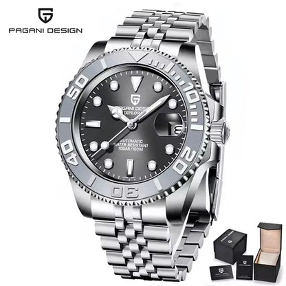 PAGANI DESIGN V2 Japan movement Luxury Men Mechanical Watch 40MM Ceramic bezel AR Coated Sapphire Glass Automatic Watch For Men