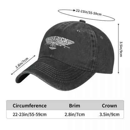 Multicolor Hat Peaked Men Women's Cowboy Cap Top Gun Maverick Centered Jet Logo Baseball Caps Personalized Visor Protect Hats