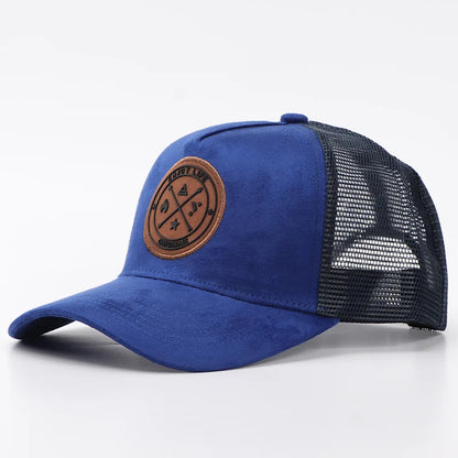 New Summer Mesh Baseball Cap Women Men Letter Patch Snapback Hat Casual Breathable Unisex Street Hip Hop Trucker Caps