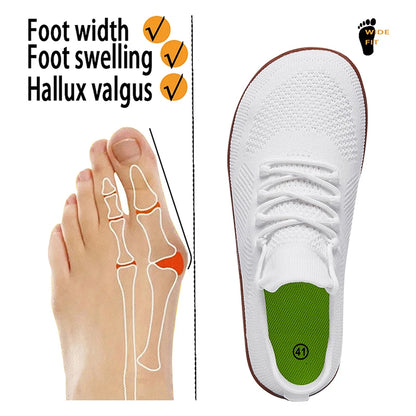 Scarpe minimaliste unisex "a piedi nudi": sneakers leggere, traspiranti e con punta larga, ideali per passeggiate casual all’aperto