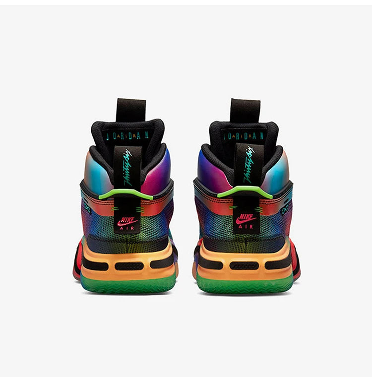 Nike Authentic Jordan Unisex Rainbow Mid-Top - Scarpe da basket resistenti DN4200-064